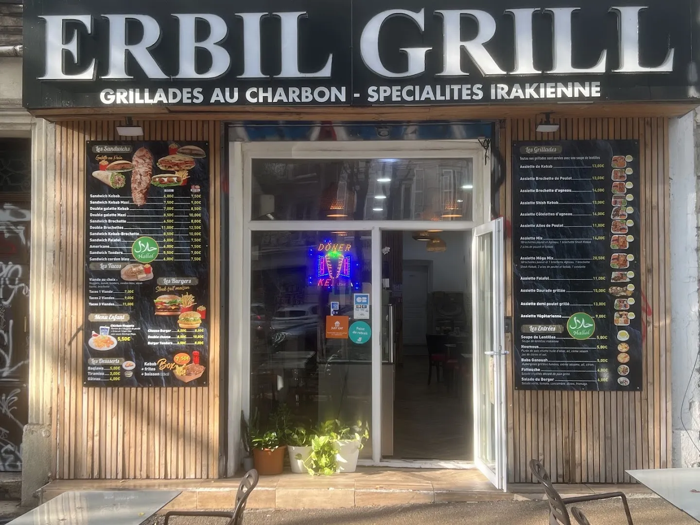 Erbil Grill...Specialites Iraquennes..sur place ou a emporter...